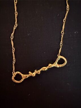 ALIGHIERI Gold Link Necklace original embossed box